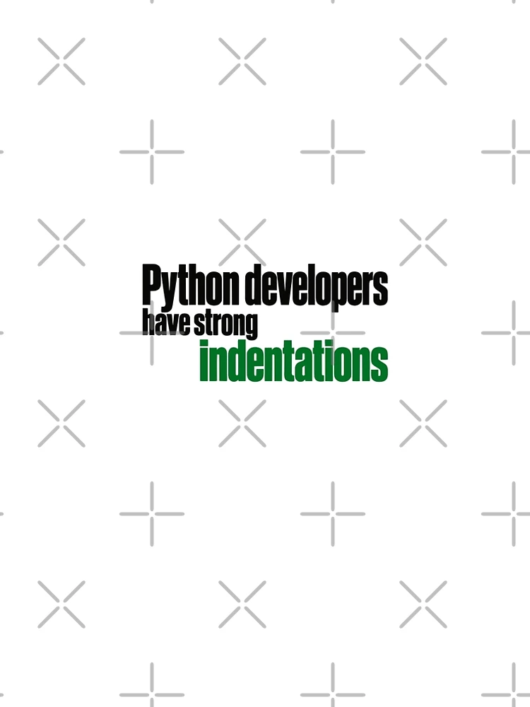 Thumbnail 5 of 5, A-Line Dress, Python Developers Have Strong Indentations Funny Coding Typography designed and sold by ThreadQuirk.