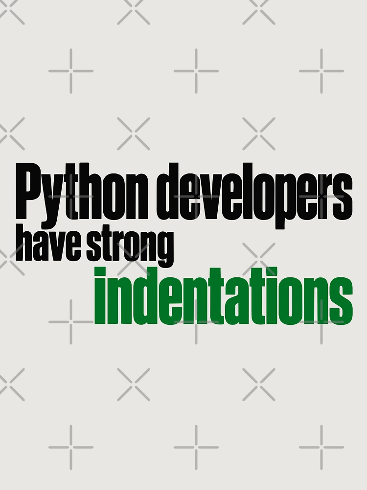 Thumbnail 6 of 6, Premium Oversized Sweatshirt, Python Developers Have Strong Indentations Funny Coding Typography designed and sold by ThreadQuirk.