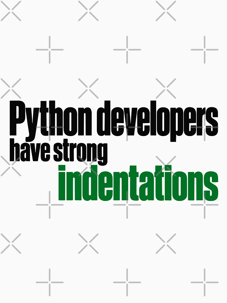 Thumbnail 4 of 4, Tank Top, Python Developers Have Strong Indentations Funny Coding Typography designed and sold by ThreadQuirk.