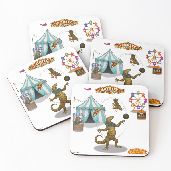 Item preview, Gordy Goanna Juggler: Vintage Circus Animal Parody designed and sold by MissTerryWoman.