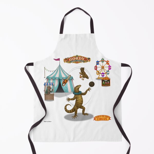 Item preview, Gordy Goanna Juggler: Vintage Circus Animal Parody designed and sold by MissTerryWoman.