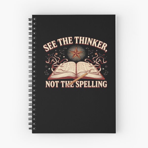 Item preview, See The Thinker Not The Spelling designed and sold by MooonTees.