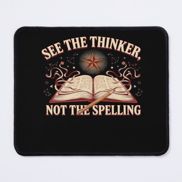 Item preview, See The Thinker Not The Spelling designed and sold by MooonTees.