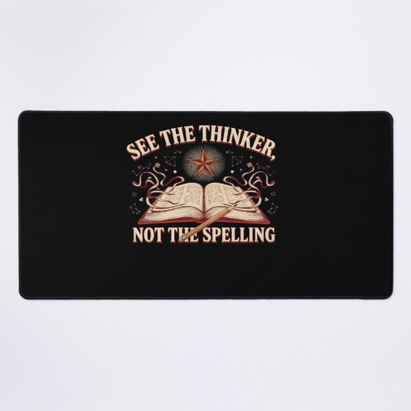 Item preview, See The Thinker Not The Spelling designed and sold by MooonTees.
