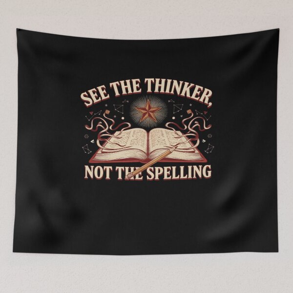 Item preview, See The Thinker Not The Spelling designed and sold by MooonTees.
