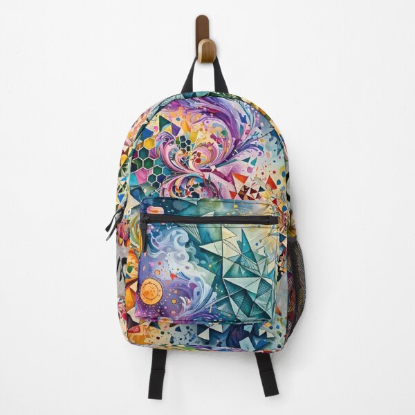 Item preview, Cheerful, colorful geometric shapes and waves designed and sold by 2-Seraphira.