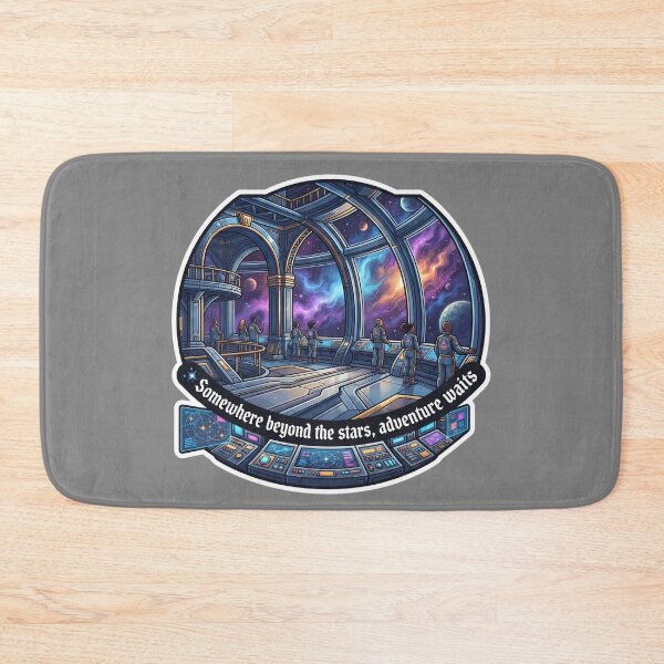 Item preview, Massive Interstellar Starship Observation Deck Cosmic Nebula designed and sold by KhAIa Reeve Art Studio.