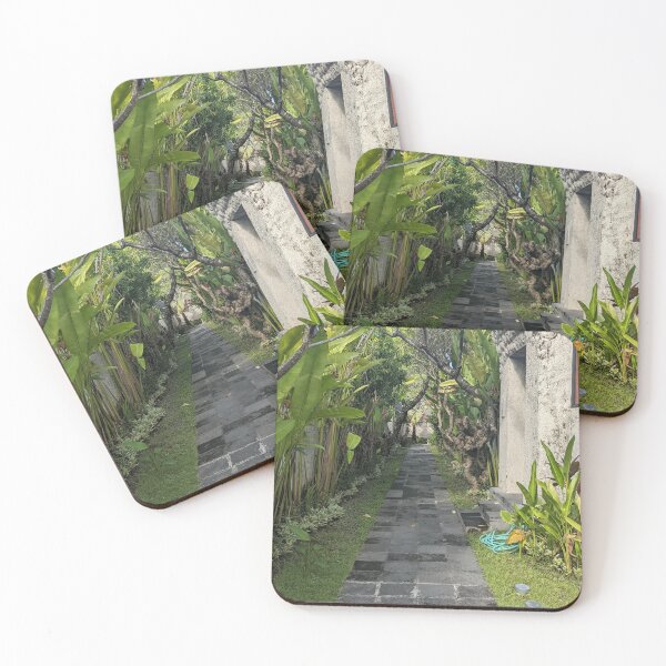 Item preview, Panoramic View of Tropical Garden Alley and Sky designed and sold by RCorker.