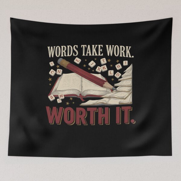 Item preview, Words Take Work Worth It Dyslexia designed and sold by MooonTees.