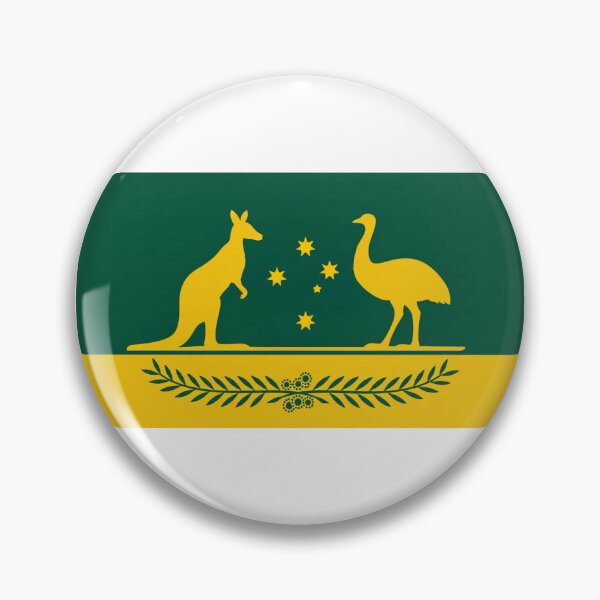 Item preview, Green and Gold coat of arms alt Australia designed and sold by Kangaroo Sun.