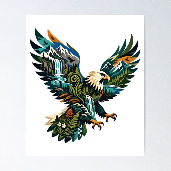 Item preview, High Country Eagle designed and sold by Wild Creative Art.