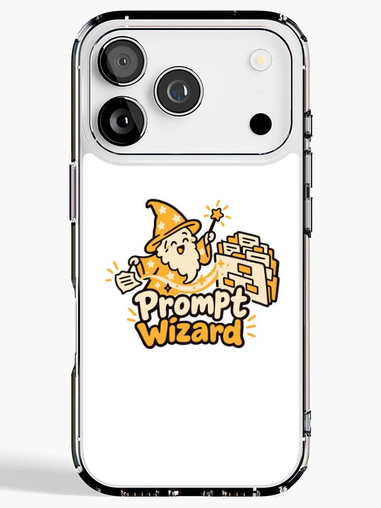 Thumbnail 1 of 5, iPhone Case, Prompt Wizard Cute Automation Design designed and sold by ThreadQuirk.