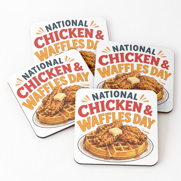 Item preview, National Chicken and Waffles Day designed and sold by ryanapples2.