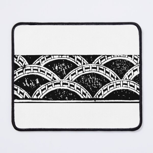 Item preview, Vintage Japanese Arched Bridges Pattern designed and sold by itslumorastudio.