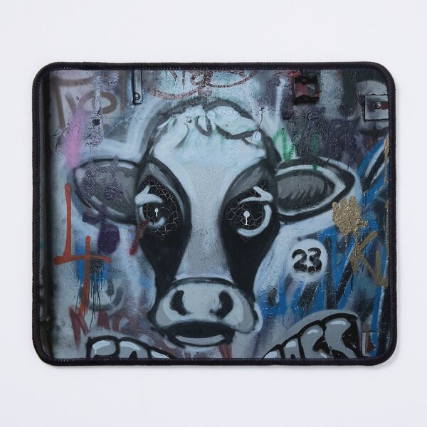 Item preview, Eat Grass Cow Graffiti Photograph designed and sold by rosestuart.