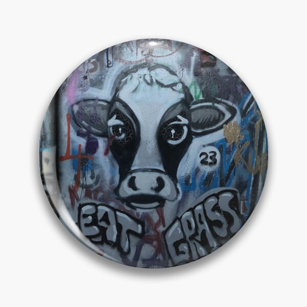 Item preview, Eat Grass Cow Graffiti Photograph designed and sold by rosestuart.