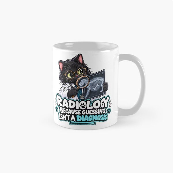 Item preview, Radiology Because Guessing Isn't a Diagnosis – Veterinary Radiology Cat designed and sold by Bettybee00.