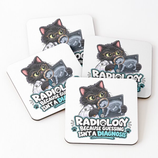Item preview, Radiology Because Guessing Isn't a Diagnosis – Veterinary Radiology Cat designed and sold by Bettybee00.