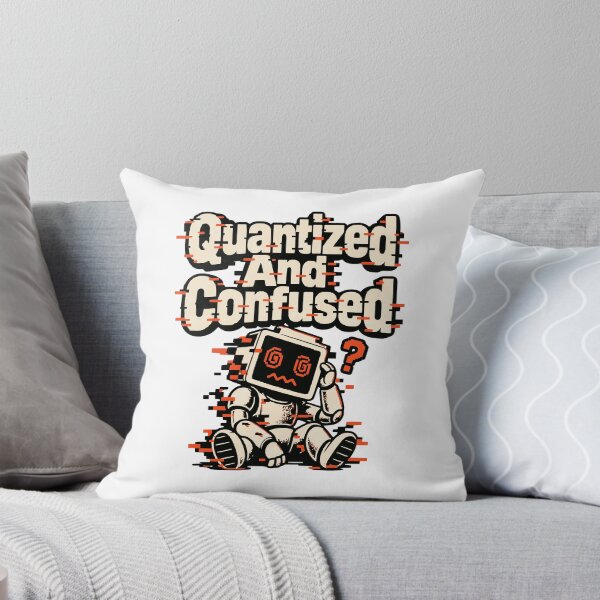 Item preview, Quantized And Confused Glitch Robot designed and sold by ThreadQuirk.
