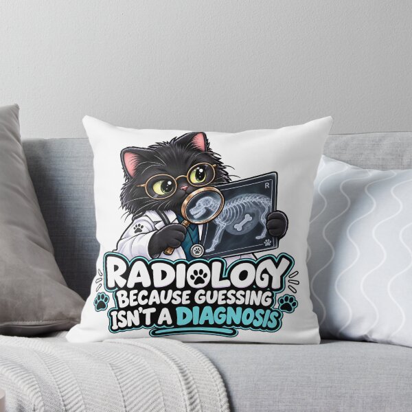 Item preview, Radiology Because Guessing Isn't a Diagnosis – Veterinary Radiology Cat designed and sold by Bettybee00.