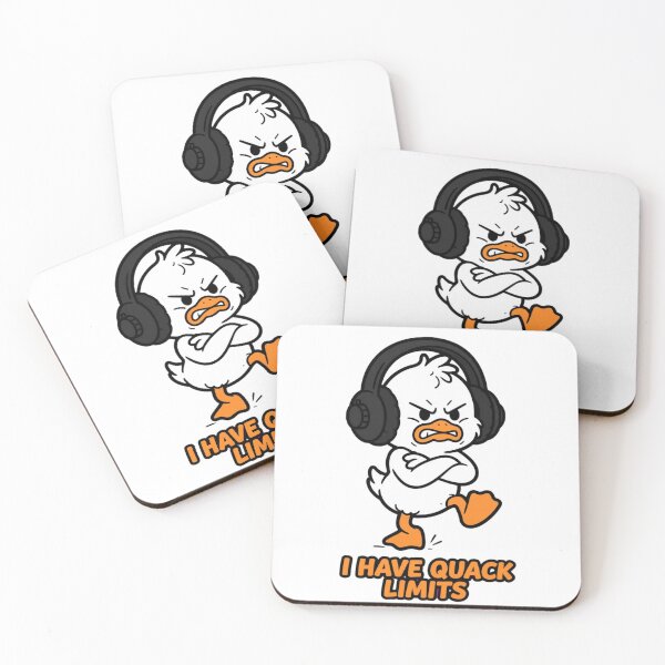 Item preview, Quack Before Coffee | Funny Sleepy Duck Coffee Sticker designed and sold by Inkabbmate.