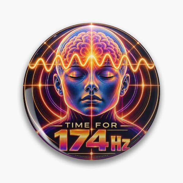 Item preview, Time for 174Hz – Solfeggio Frequency Brainwave Cyber Retro Aesthetic designed and sold by Odd Alien Lab.