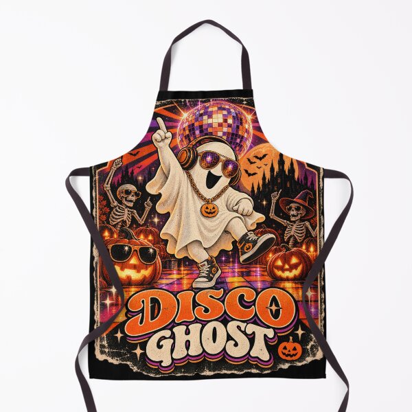 Item preview, Disco Ghost — Groovy Retro Halloween Dance Party designed and sold by Dovarune.