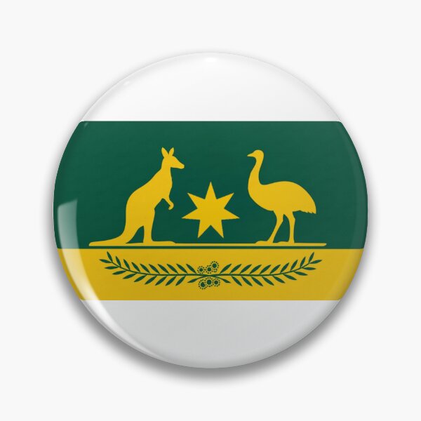 Item preview, Green and Gold coat of arms alt Australia designed and sold by Kangaroo Sun.
