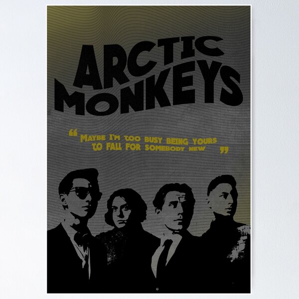 Item preview, Arctic Monkeys Original Custom Vintage Music Unique Poster Wall Art designed and sold by Cool Robot Bro..
