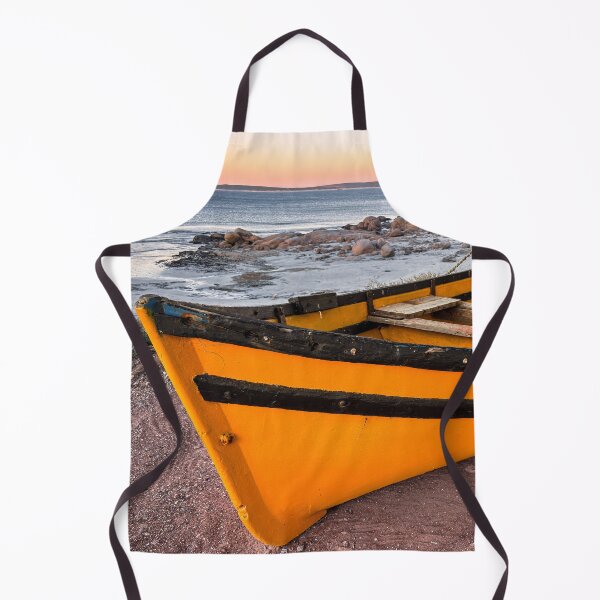 Item preview, Vibrant Wooden Fishing Boats Landscape Photo designed and sold by Coastal Wearable Art & Home Decor.