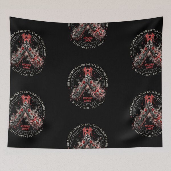 Item preview, Missing Limbs Dark Metal Praying Hands Artwork designed and sold by ElysianWardrobeCo.