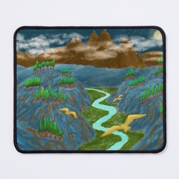 Item preview, Magical valley scenery designed and sold by greenPQBstudio.