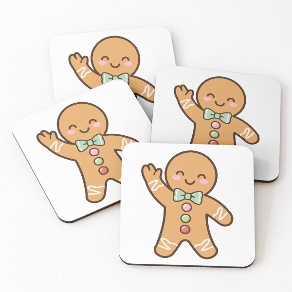 Item preview, Cute Gingerbread Man Christmas Shirt | Kawaii Gingerbread Cookie Tee designed and sold by Inkandoccasion.