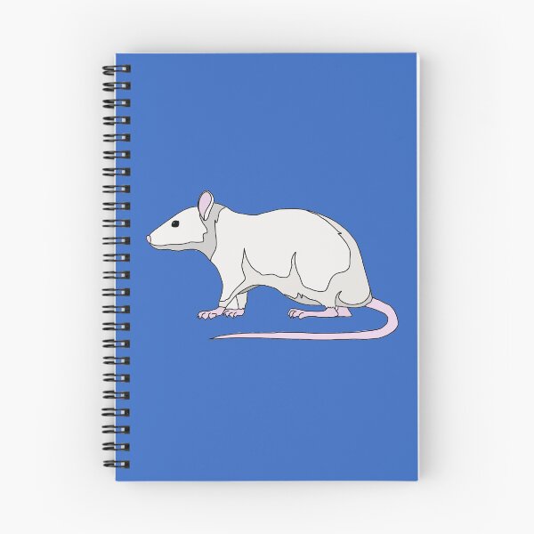 Item preview, White Laboratory Rat Illustration designed and sold by Levi & Koda Studio.