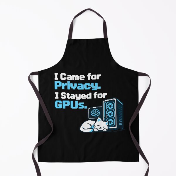 Item preview, I Came for Privacy I Stayed for GPUs Pixel Art designed and sold by ThreadQuirk.