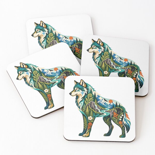 Item preview, Wilderness Wolf designed and sold by Wild Creative Art.