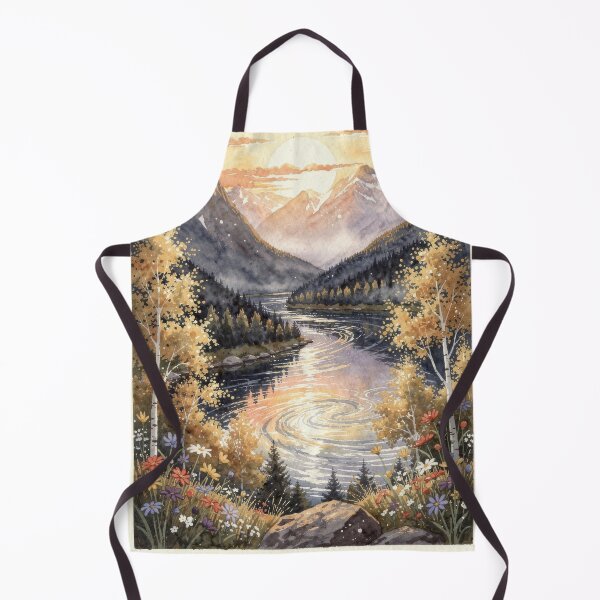 Item preview, Caribou National Forest Idaho Vintage Watercolor Travel designed and sold by Teelogic.