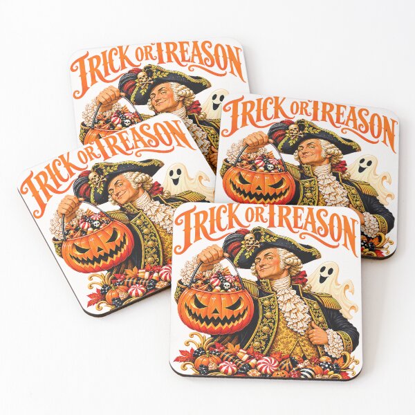 Item preview, Trick Or Treason Funny George Washington Halloween Political Pun designed and sold by Brasovbit.