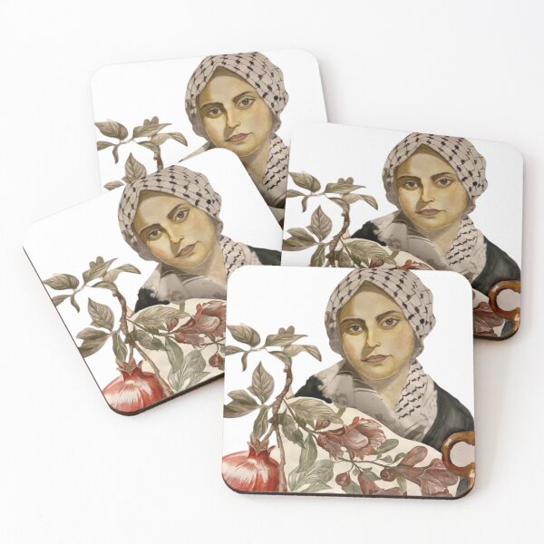 Item preview, Portrait of a Palestinian Mother by Josephine Simone designed and sold by Warrior Woman Gaza.