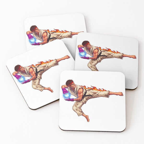 Item preview, Ryu Flying Hadoken 2026 Street Fighter Pixel Art designed and sold by Ctrl+AltGalaxy.