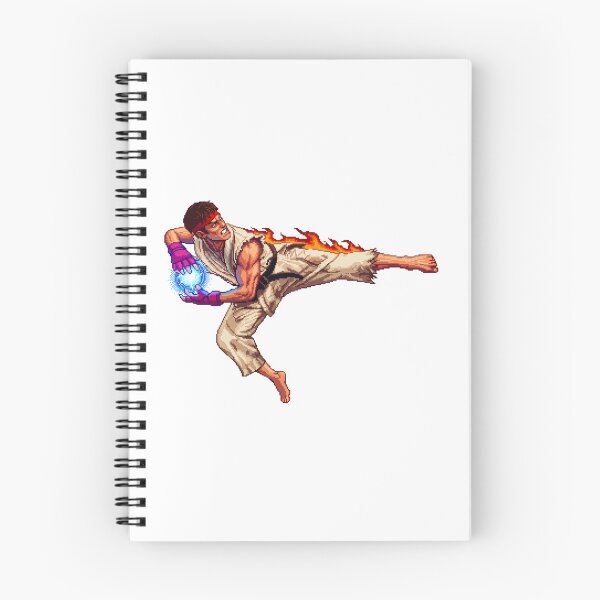 Item preview, Ryu Flying Hadoken 2026 Street Fighter Pixel Art designed and sold by Ctrl+AltGalaxy.