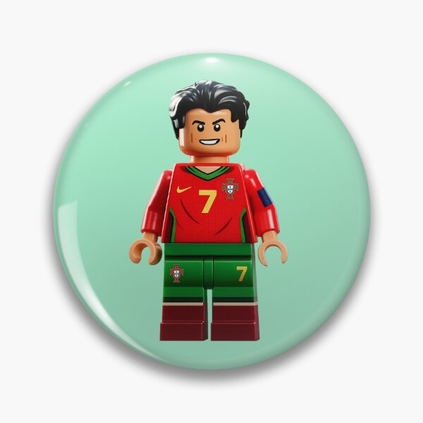 Item preview, Cristiano Ronaldo CR7 Brick Football Player – LEGO Style designed and sold by briestudio.