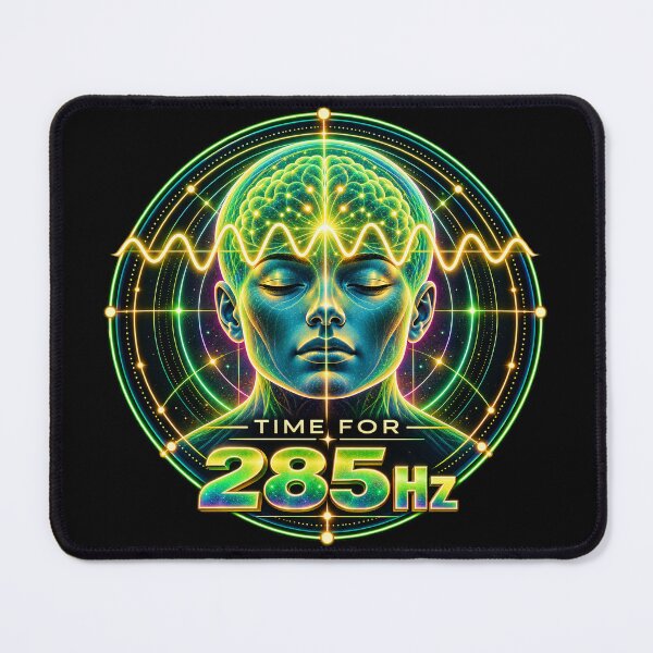 Item preview, 285 Hz Sound Healing Meditation – Retro Synthwave Brain Wave Art designed and sold by Odd Alien Lab.
