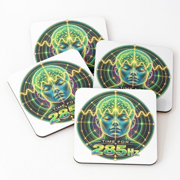 Item preview, 285 Hz Sound Healing Meditation – Retro Synthwave Brain Wave Art designed and sold by Odd Alien Lab.