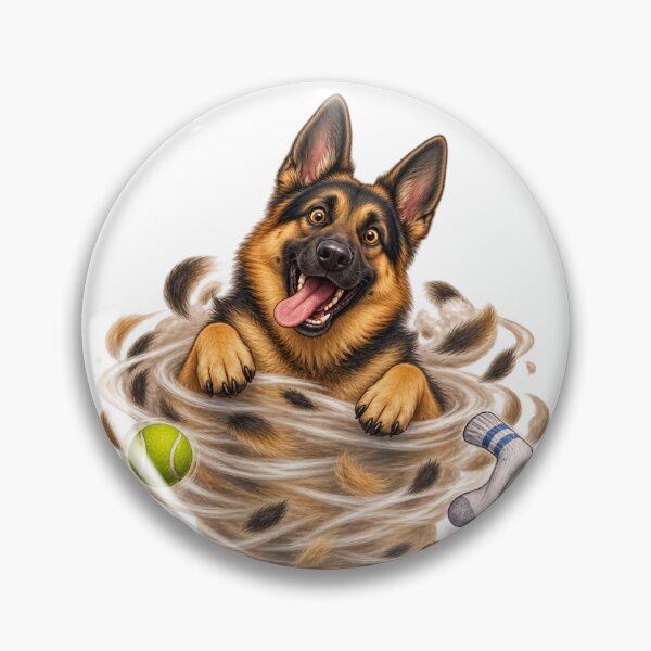 Item preview, Hurricane Radar – German Shepherd Tornado Dog designed and sold by Mirgonhood.