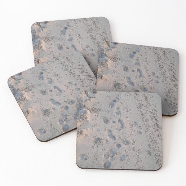 Item preview, Footprints in Sand Coastal Beach Photography designed and sold by Luxxe87.