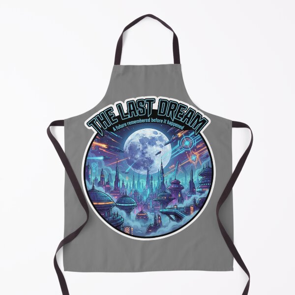Item preview, Giant Alien Moon Futuristic Metropolis Sci Fi Poster designed and sold by KhAIa Reeve Art Studio.
