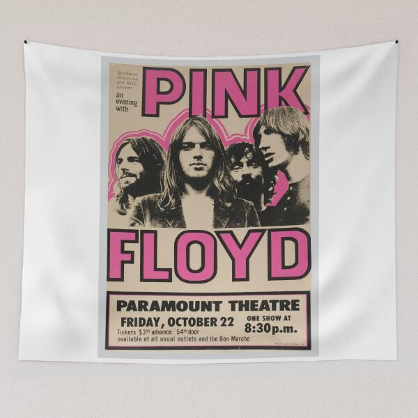 Item preview, Pink Floyd Original Custom Vintage Music Band Tee Unique Poster Wall Art designed and sold by Cool Robot Bro..
