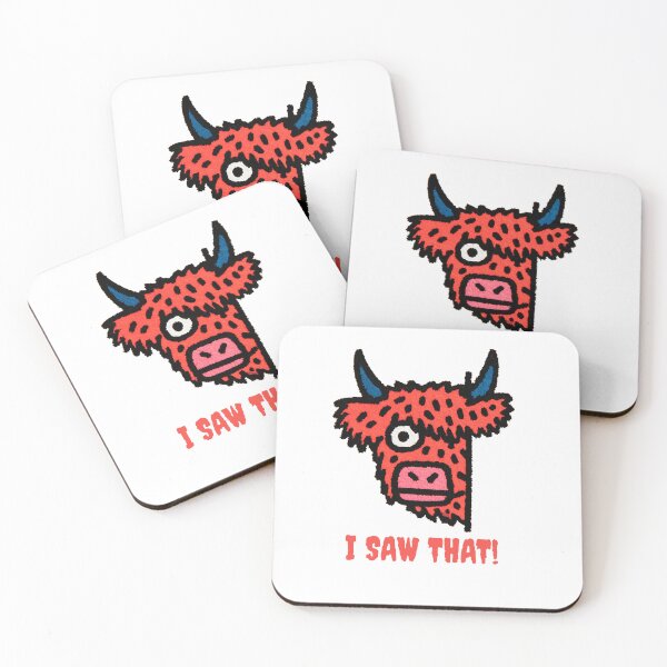Item preview, Highland cow. I saw that funny cow sticker t-shirt designed and sold by KreativKulture.