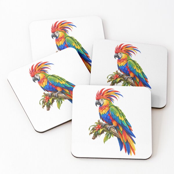 Item preview, Mandarin Crested Parrot — Royal Rainbow designed and sold by PeanutGalSean.